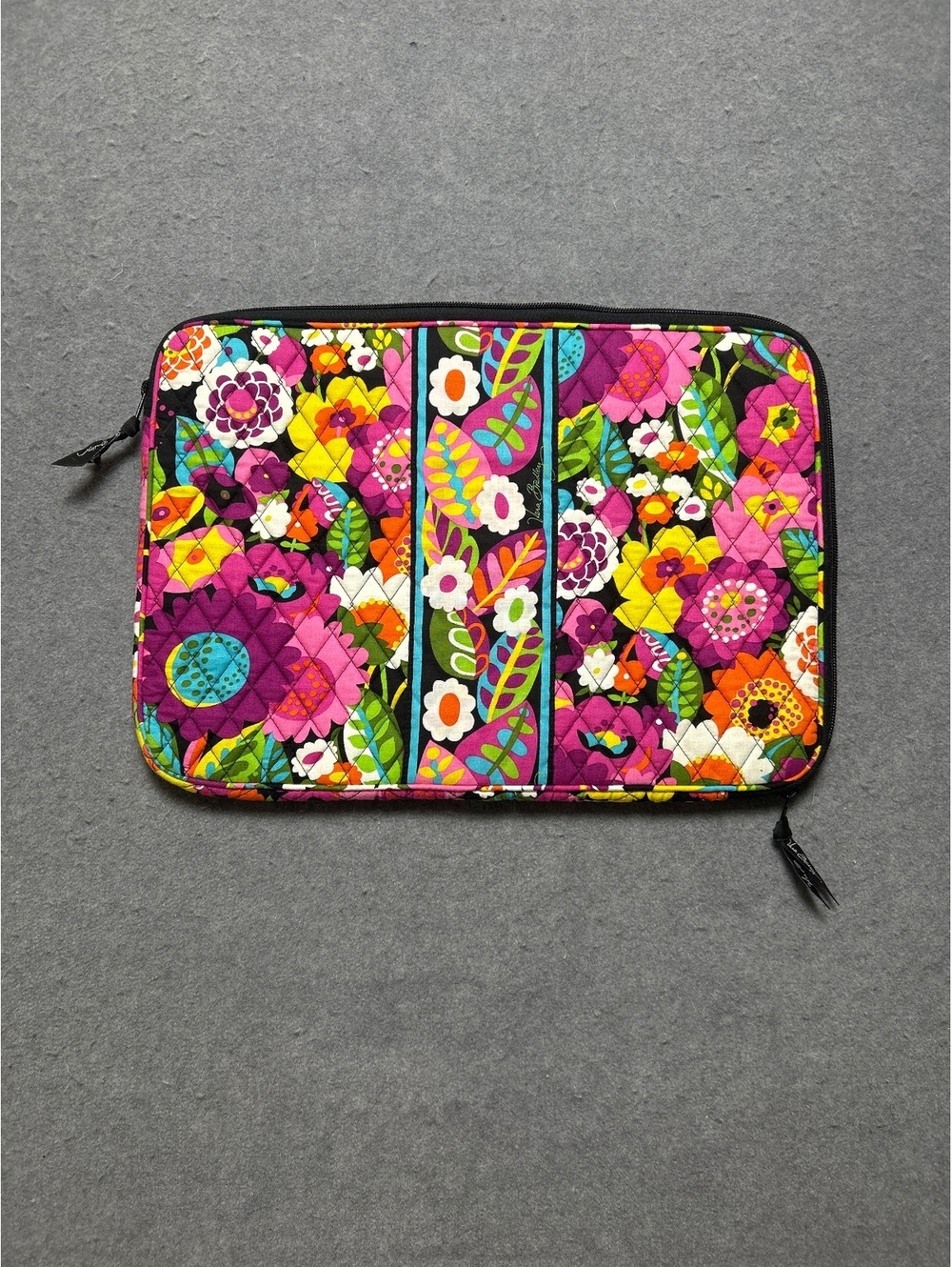 Vera Bradley Floral Quilted Laptop Sleeve Case